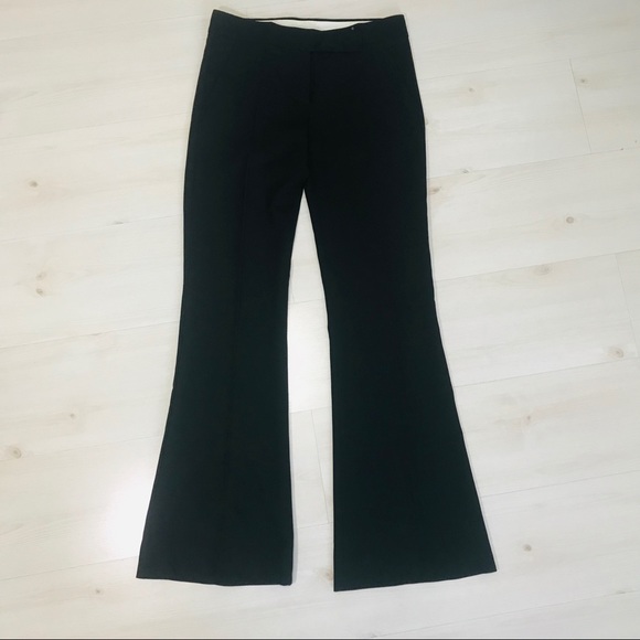 Theory Black Dress Pants slightly Flared TRENDY - Picture 1 of 8